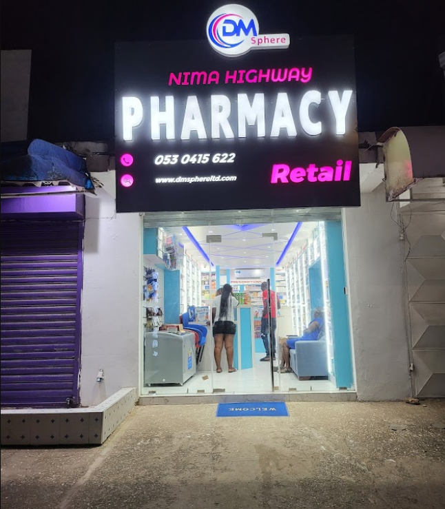 DM Sphere Pharmacy, Nima Highway storefront